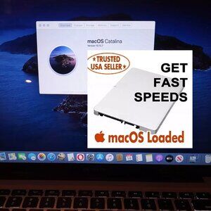 120GB 2.5" SSD Preloaded with macOS Catalina 10.15.7 For iMac, Mac Mini, MacBook